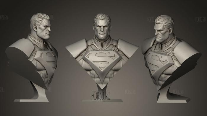 Superman Injustice stl model for CNC